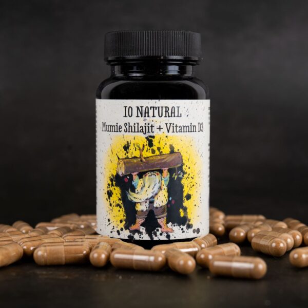 Kapsule s smolo mumie (shilajit) + D3
